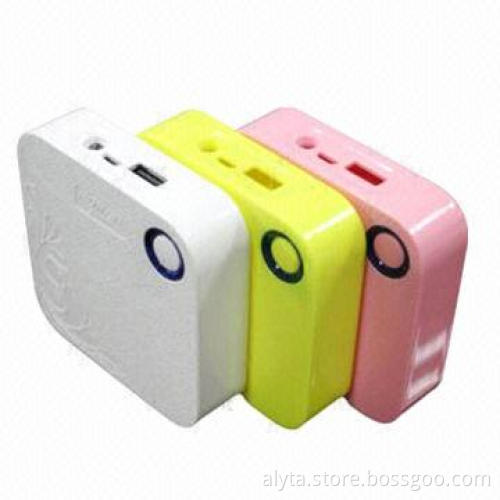 Fashionable Style LED Torch Light Mobile Power Supply, (6,000mAh)